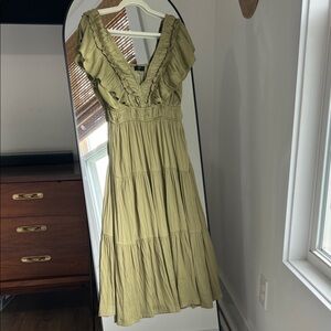 Amazon Olive Midi Dress